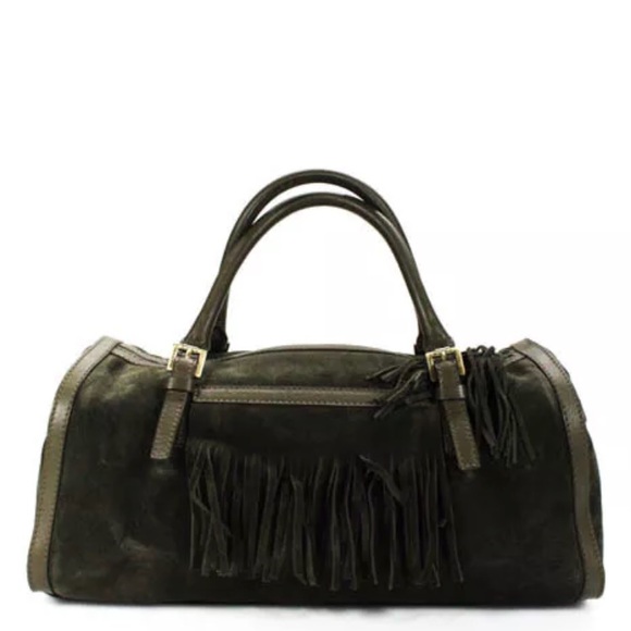 burberry fringed bag